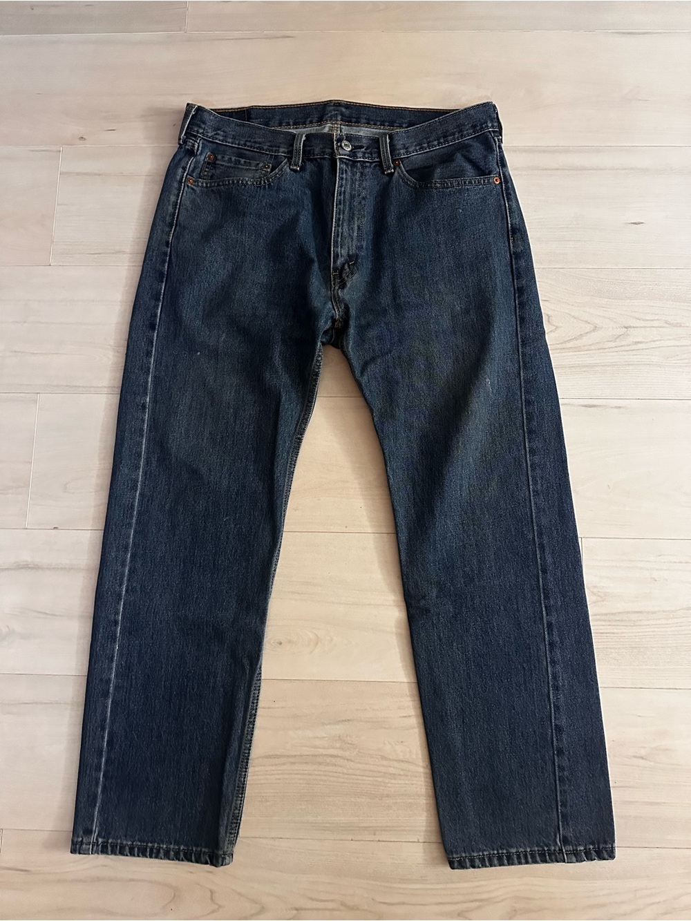 Levi's 505 Straight Men’s Dark Jeans Size 36x30 0092